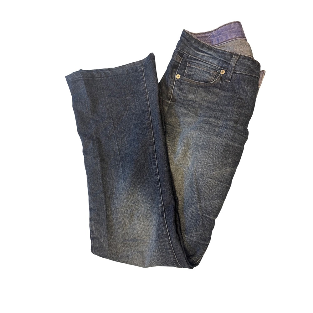 Paige Los Angeles Denim Jeans Womens Bootcut Dark Wash Classic Style